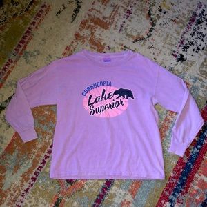 🧜🏼‍♀️3 for $15 item!🧜🏼‍♀️ long sleeve cornucopia Lake Superior tee